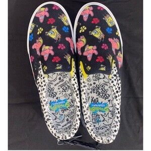 New Spongebob Slip On Canvas Shoes Mens Size 8 Dare To Be Square Gift